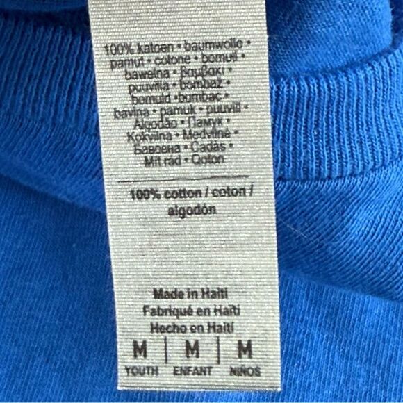 Aunt Carrie’s Food Fun Sand Narragansett Short Sleeve Graphic Tee. Youth Medium. - Picture 7 of 8